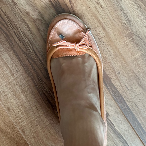 D&G orange boat shoe heels 38.5 - Picture 6 of 9